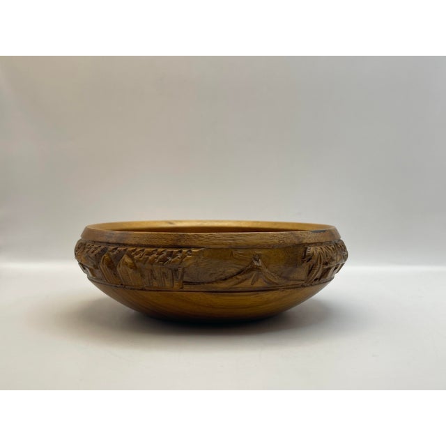 Mid 20th Century Hand Carved Small Bowls-Set of Four For Sale - Image 12 of 12