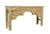 Architectural Salvage Console , with stunning carved detail. Handblasted and bleached, the console is a striking entry or...