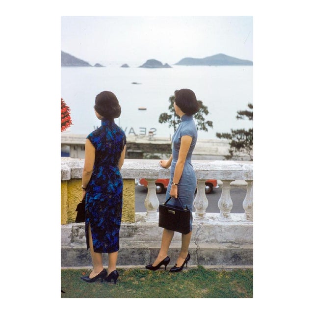 Toni Frissell 'Balcony Cheongsams' Archival Pigment Print Framed in Black For Sale