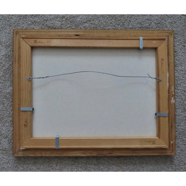 Early 21st Century Cape Cod Seascape Oil Painting "Sunrise Over the Bay" Coastal Signed For Sale - Image 5 of 6