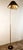 Height-Adjustable and Extendable Floor Lamp with Gold Lampshade For Sale - Image 5 of 18