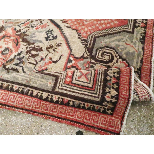 Textile Galerie Shabab Collection Early 20th Century Turkish Ghourdes Accent Rug For Sale - Image 7 of 8