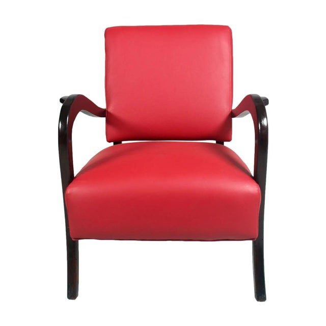 Art Deco Ebonized Walnut Lounge Chair, 1930s For Sale - Image 3 of 9