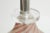 Metal Vintage Italian Murano Lucite and Glass Striped Lamp Pinks, Gold, Copper, Clear 60's For Sale - Image 7 of 10