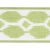 Contemporary Sample - Schumacher Telia Tape in Leaf For Sale - Image 3 of 3