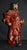 Vintage Chinese Shiwan Pottery Guan Yu Statue Oxblood Glazed Ceramic Guan Gong For Sale In Philadelphia - Image 6 of 18