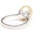 Contemporary 18KW Cultured Pearl Ring, size 8.5 For Sale - Image 3 of 5