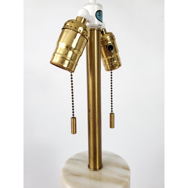 1960s Lamp Marble 1960s Rewired For Sale - Image 5 of 12