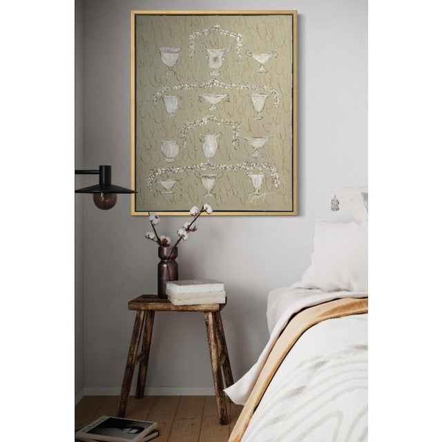 Urnes De Jardin- An Elle Yount Original Painting For Sale - Image 4 of 4