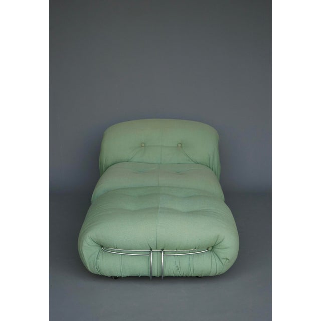 Set of Vintage Soriana Lounge Chair and Ottoman by Afra and Tobia Scarpa for Cassina, 1970s For Sale - Image 10 of 17