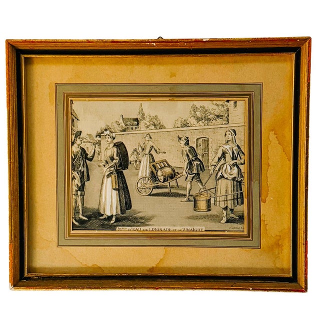 Discover the historic charm of old-world France with this curated pair of framed engravings, sourced from Paris. These...