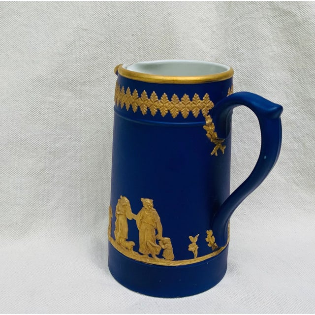 English English Jasperware Large Ewer, Circa 1900 For Sale - Image 3 of 12