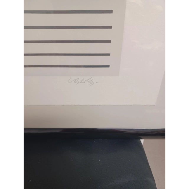 Victor Vasarely Vintage Victor Vasarely Op Art Serigraph #70/150 For Sale - Image 4 of 5