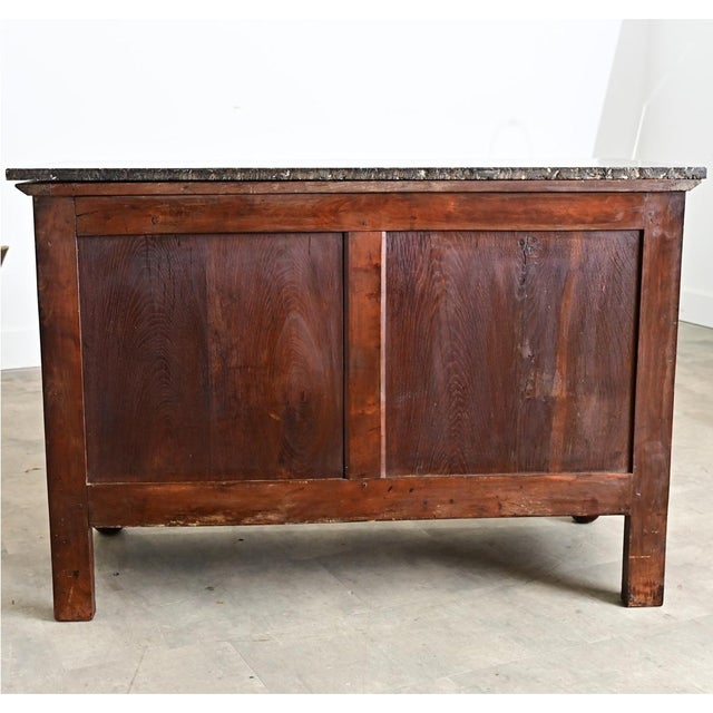 French 19th Century Solid Walnut Empire Commode For Sale - Image 13 of 13