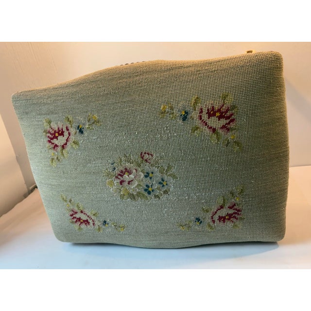 Vintage French Provincial Needlework Bench For Sale - Image 10 of 12