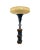 1950s 1950s Mid-Century Modern Chrome Blond Maple Stacked Torchiere Floor Lamp For Sale - Image 5 of 7