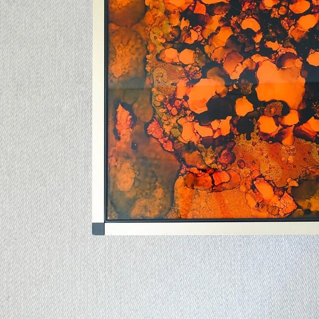 1970s Danish Lava Pattern Coffee Table, 1970s For Sale - Image 5 of 10