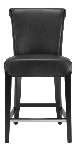 Walter Counter Stool in Black & Black