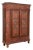 19th Century Red Painted Two Door Armoire From Hungary For Sale
