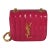 Pink Patent Matelasse Monogram Small Vicky Chain Bag For Sale