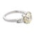 Mid Century Gia 3.05 Carat Old European Cut Diamond Platinum Engagement Ring, Size 5.75 For Sale - Image 4 of 6