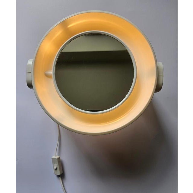 Vintage Wall Backlit Mirror, Germany, 1970s For Sale - Image 9 of 13