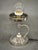 Bauhaus Nickel and Opaline Glass Table Lamp, Former Czechoslovakia, 1930s For Sale - Image 4 of 11