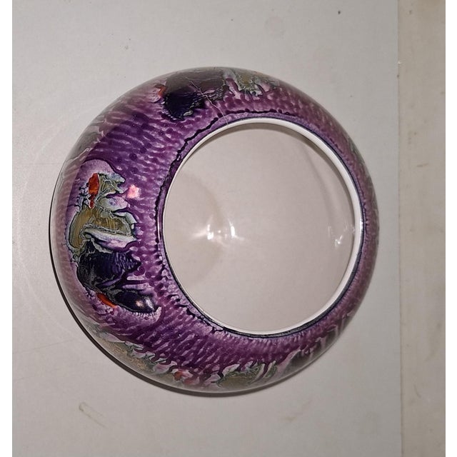 Vintage German Ceramic Vase by Scheurich, 1990s For Sale - Image 3 of 6
