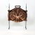 Traditional Arts & Crafts Copper and Iron Firescreen Depicting a Peacock English, Circa 1880 For Sale - Image 3 of 5