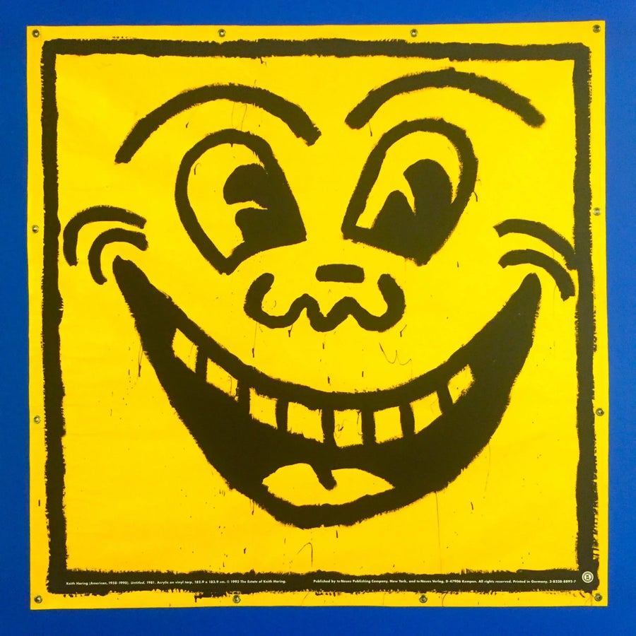 絵画 BIG SMILE keith-haring-estate-vintage-