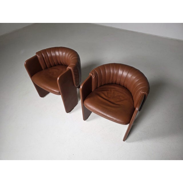 Dinette Chairs by Luigi Massoni for Poltrona Frau, Italy, 1972, Set of 4 For Sale - Image 6 of 9