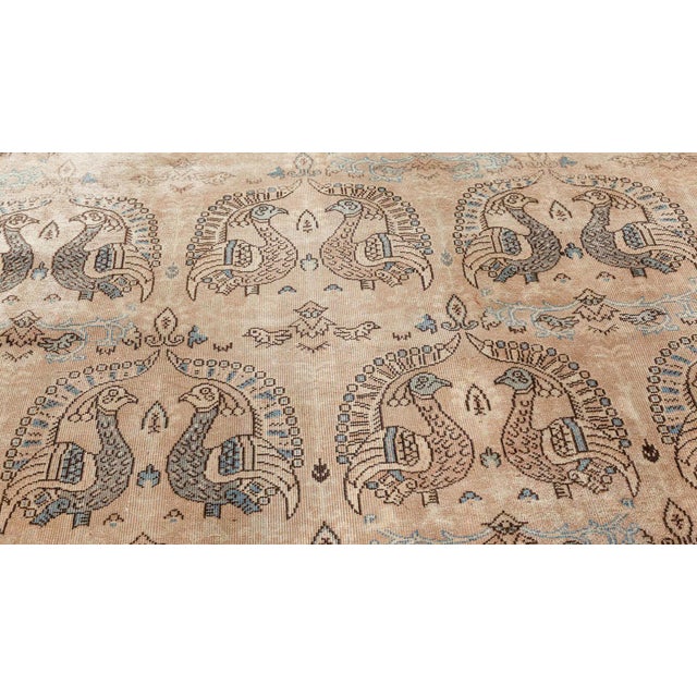 Sand 1920s Antique Turkish Sivas Rug For Sale - Image 8 of 8