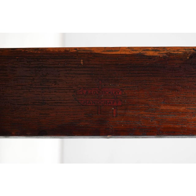 L& Jg Stickley Antique Mission Oak Spindle Back Chair For Sale - Image 18 of 18