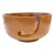 Hand Turned Hardwood Yew Yarn Bowl For Sale