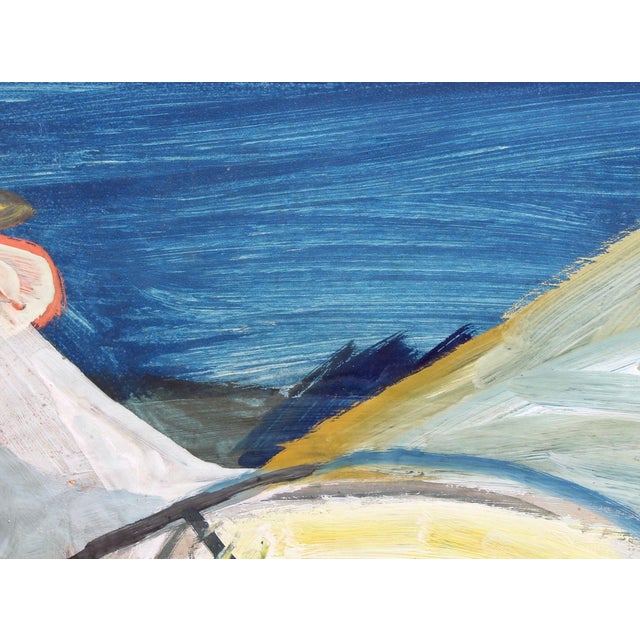 1960s Raymond Debiève, The French Rooster, 1960s, Gouache on Art Paper, Framed For Sale - Image 5 of 16
