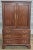 Store Item: HENKEL HARRIS Solid Mahogany Chifforobe Armoire High Chest Description: Solid One Piece Mahogany Chifforode...