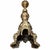 A Pair of Early 18th-Century Brass Altar/Mantel Candle Holders For Sale - Image 10 of 11