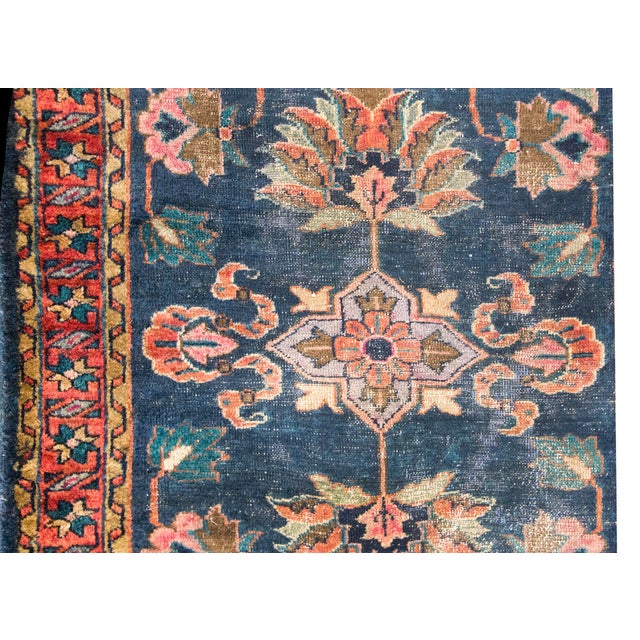 Persian Early 20th Century Persian Lilihan Rug For Sale - Image 3 of 15