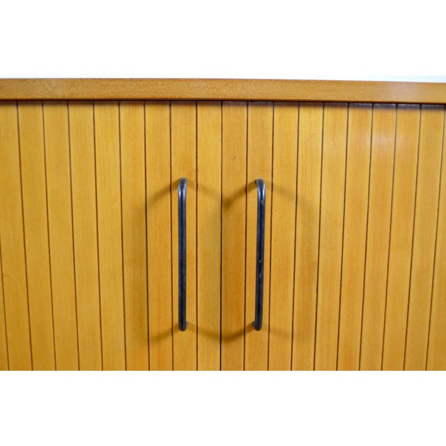 Brown Vintage Sideboard by René Godfrid Edition, France, 1950 For Sale - Image 8 of 9