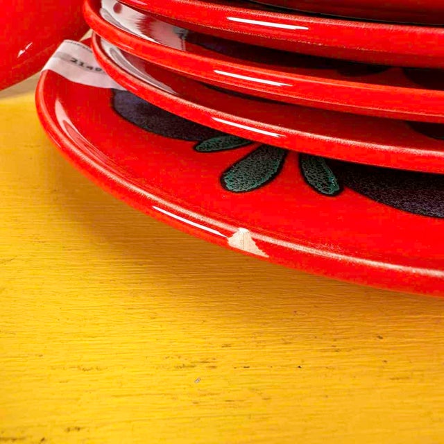 Ceramic Ceramic Plates from Waechtersbach, Germany, Set of 6 For Sale - Image 7 of 8