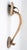 Vintage 10.5 In. Brass Thumb Latch Door Pull Handle For Sale - Image 4 of 6