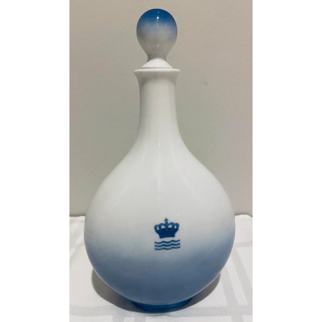 1990s 1990s Royal Copenhagen Decanter With Stopper - Kronborg Castle For Sale - Image 5 of 7