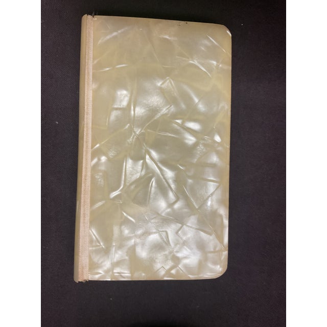 Vintage Mother of Pearl Catholic Prayer Book Made in Belgium Circa 1954 For Sale - Image 9 of 16