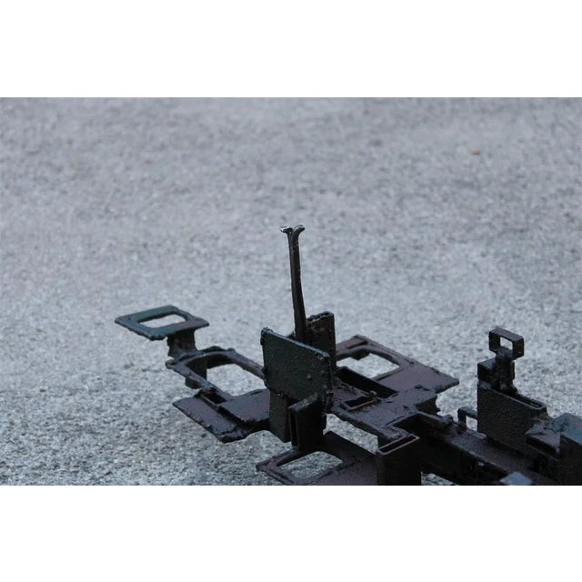 Large Brutalist Metal Sculpture by Marcello Fantoni, Italy, 1960s For Sale - Image 18 of 18