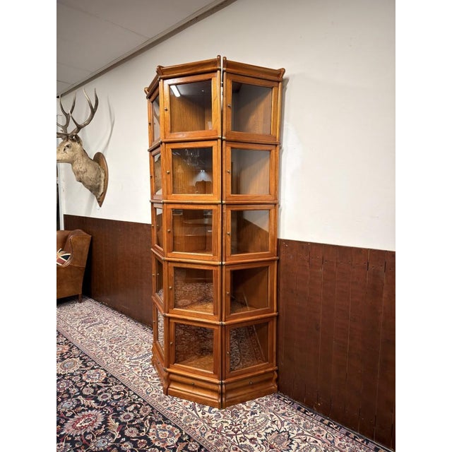 English Bookcase from Globe Wernicke For Sale - Image 5 of 17