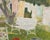 Mid-Century Impressionist Summer Garden Oil Canvas Painting For Sale - Image 4 of 18