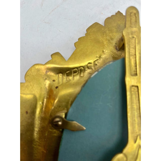 Picture Frames in Polished Brass, France, 1900s, Set of 2 For Sale - Image 3 of 13
