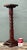 Wood Vintage Barley Twist Candlestick For Sale - Image 7 of 12