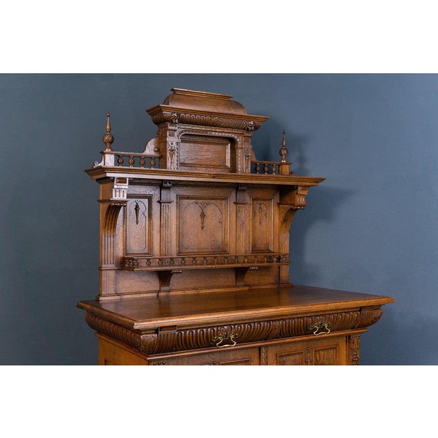 Wilhelminian Pine and Oak Buffet For Sale - Image 16 of 18