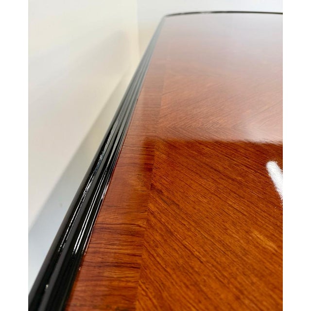 Beige Italian Art Deco Dining and Conference Table, 1940s For Sale - Image 8 of 12